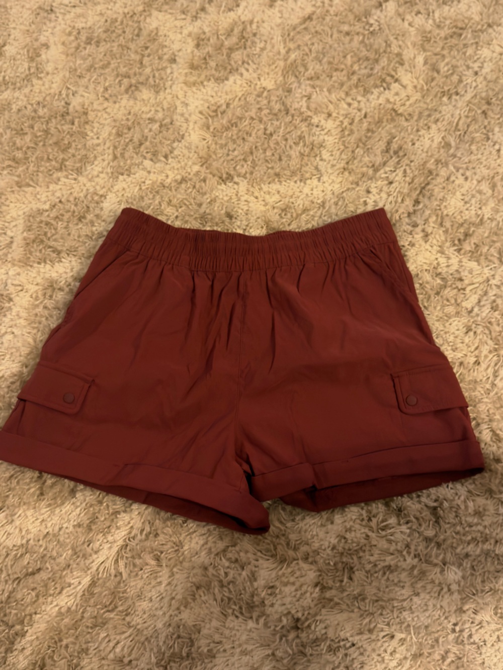 Maroon Active Shorts